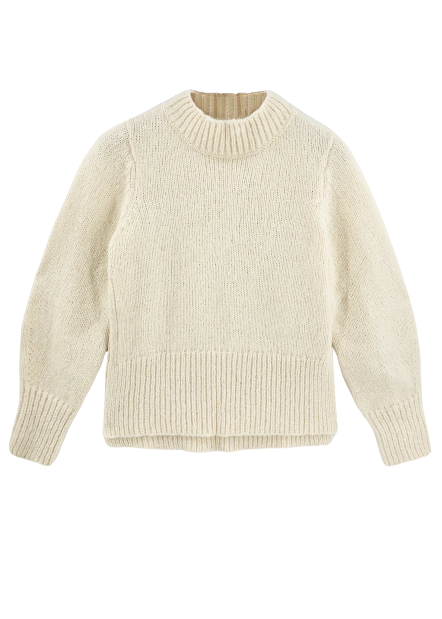 Aspen Open Side Pullover in Ivory