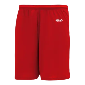 Athletic Knit (AK) BS1300L-005 Ladies Red Basketball Shorts