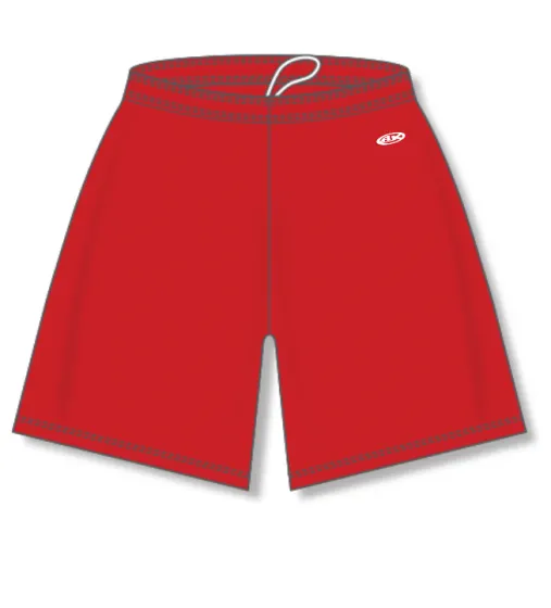 Athletic Knit (AK) BS1300L-005 Ladies Red Basketball Shorts