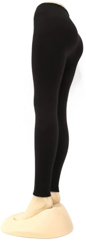 black fleece leggings Case of 48