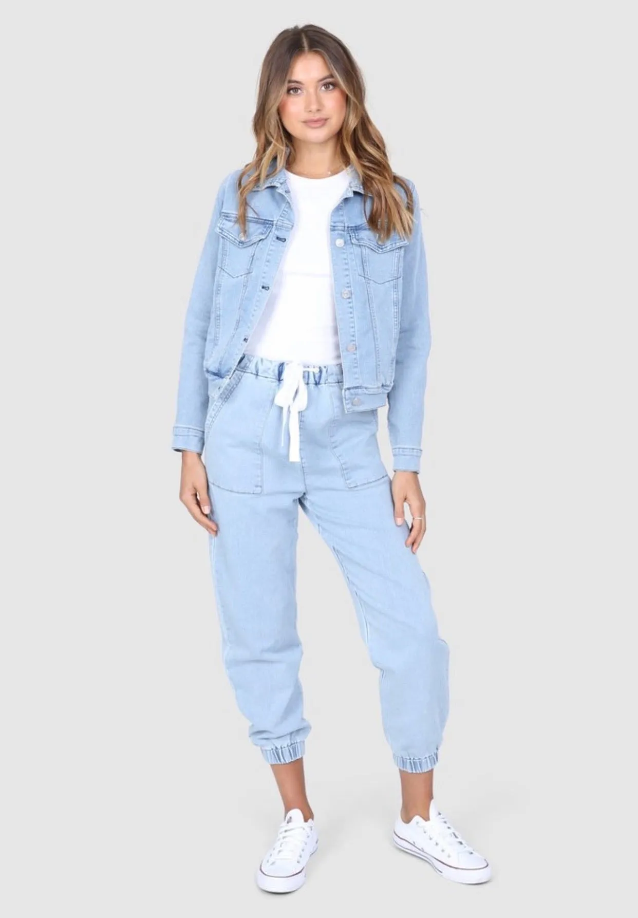 Cara denim joggers