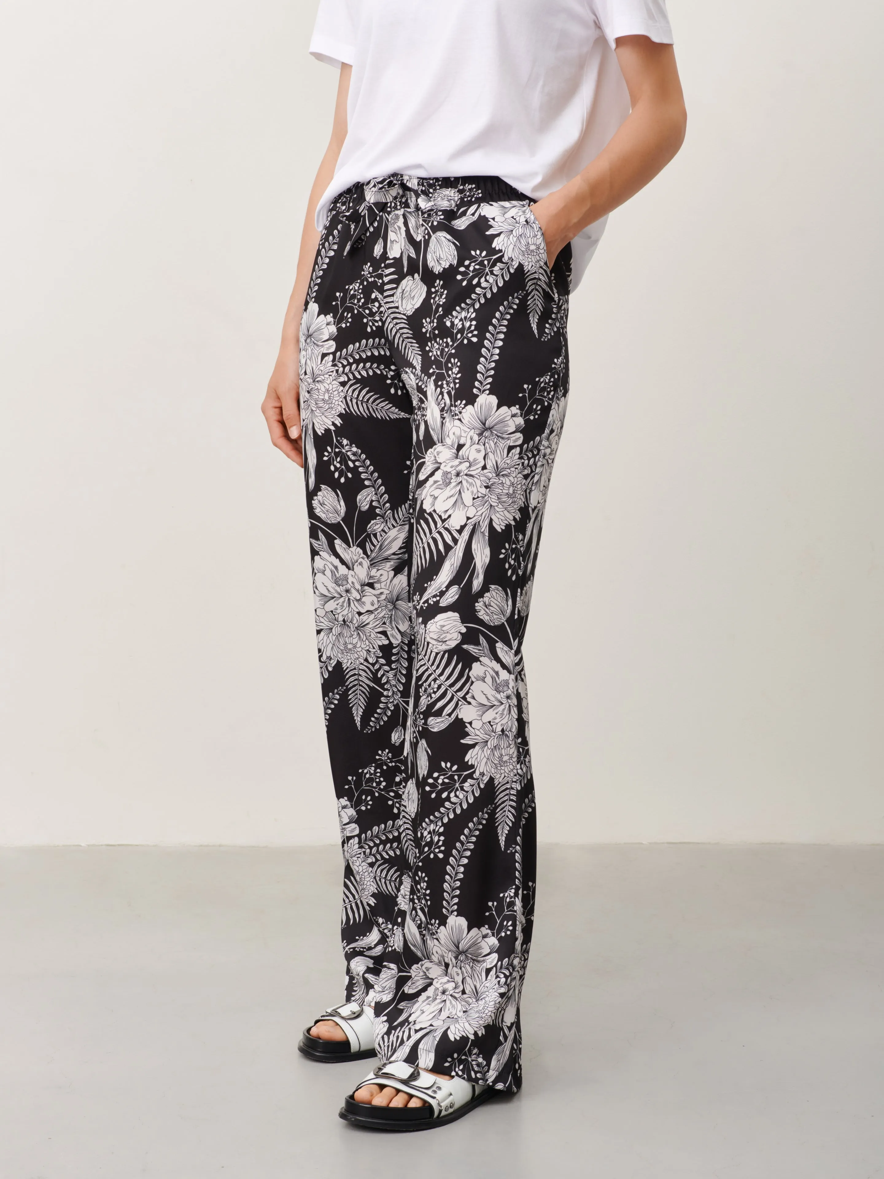 Carola Pants | Black White