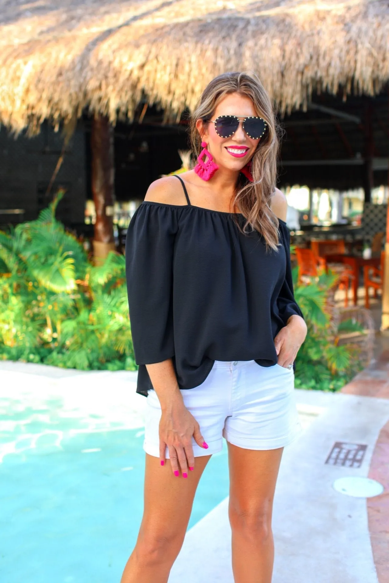 Charlotte Cold Shoulder Top