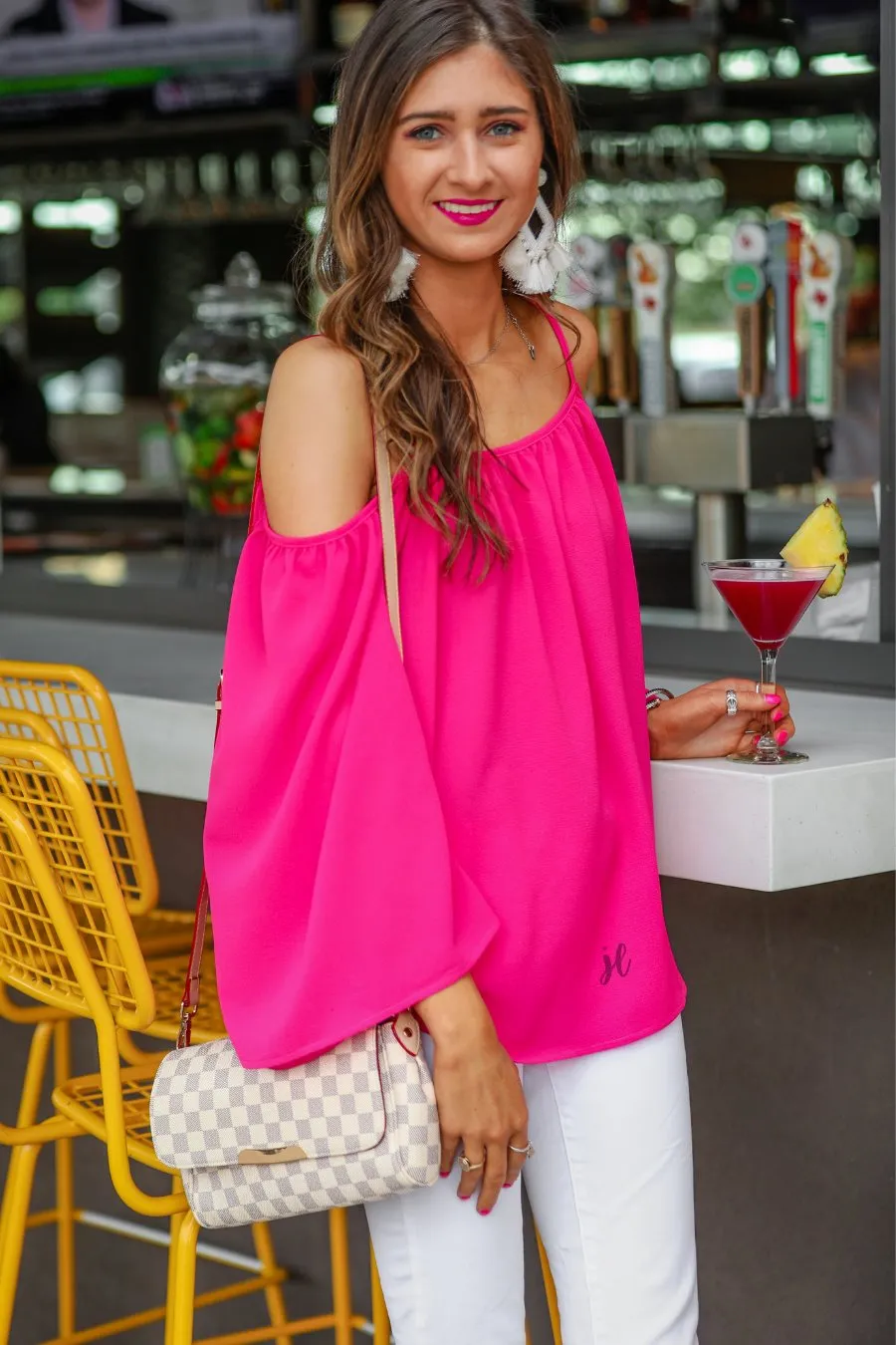 Charlotte Cold Shoulder Top