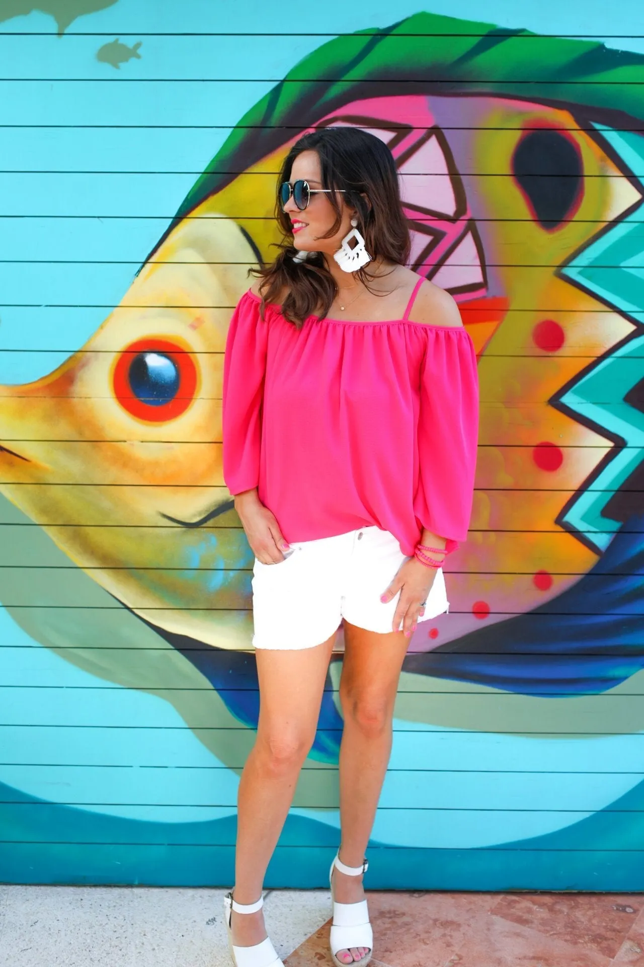 Charlotte Cold Shoulder Top