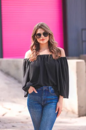 Charlotte Cold Shoulder Top