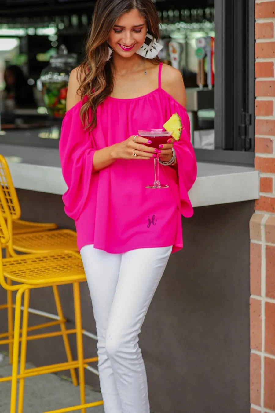 Charlotte Cold Shoulder Top