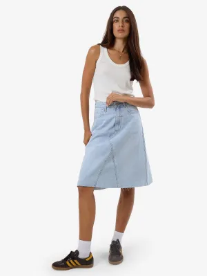 Cooper Skirt - Light Ash Blue