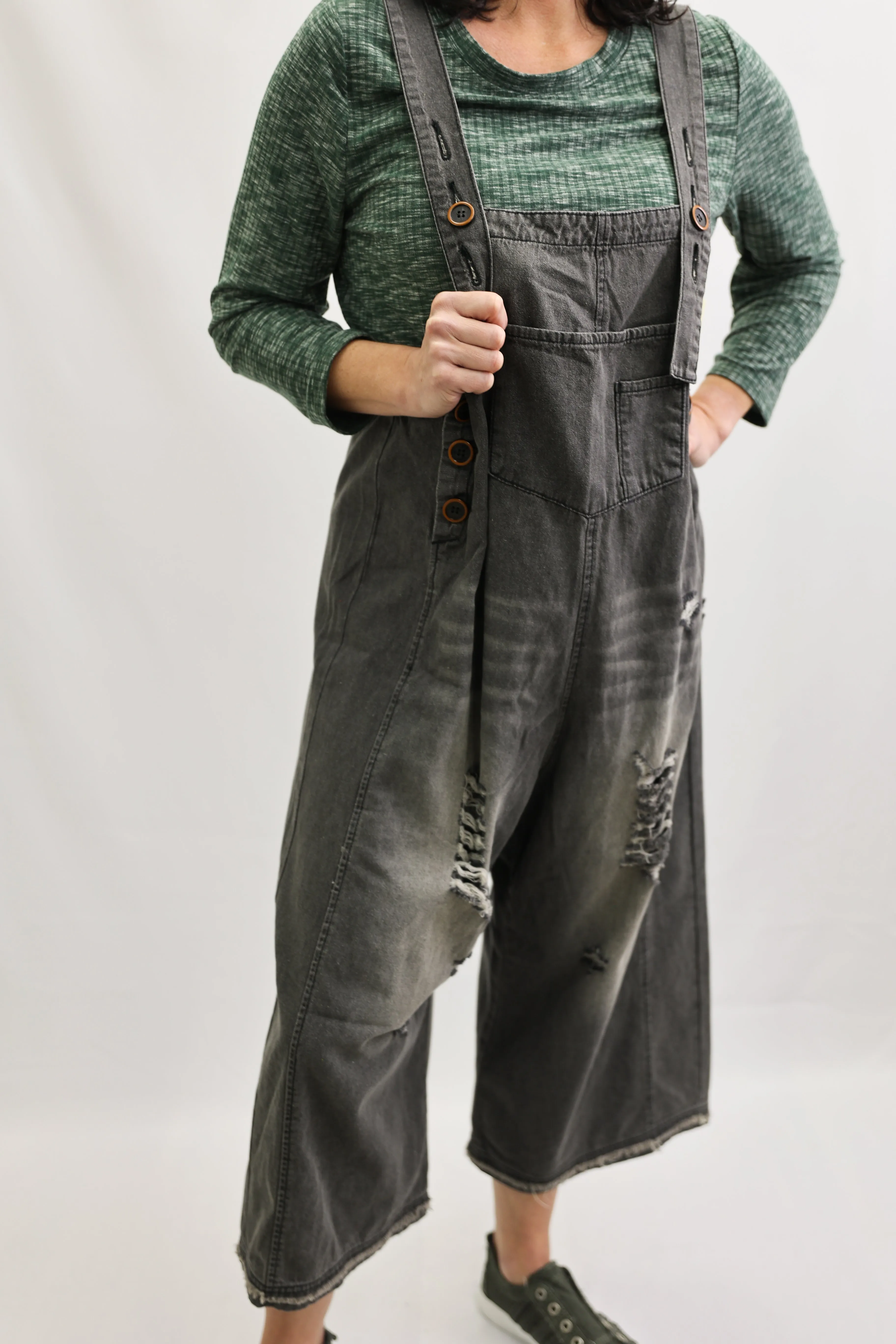 Coveralls In Black Denim