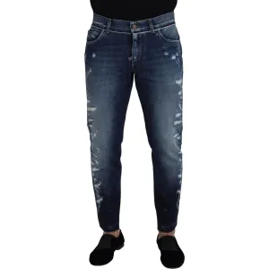 Dolce & Gabbana Elegant Blue Wash Regular Fit Jeans