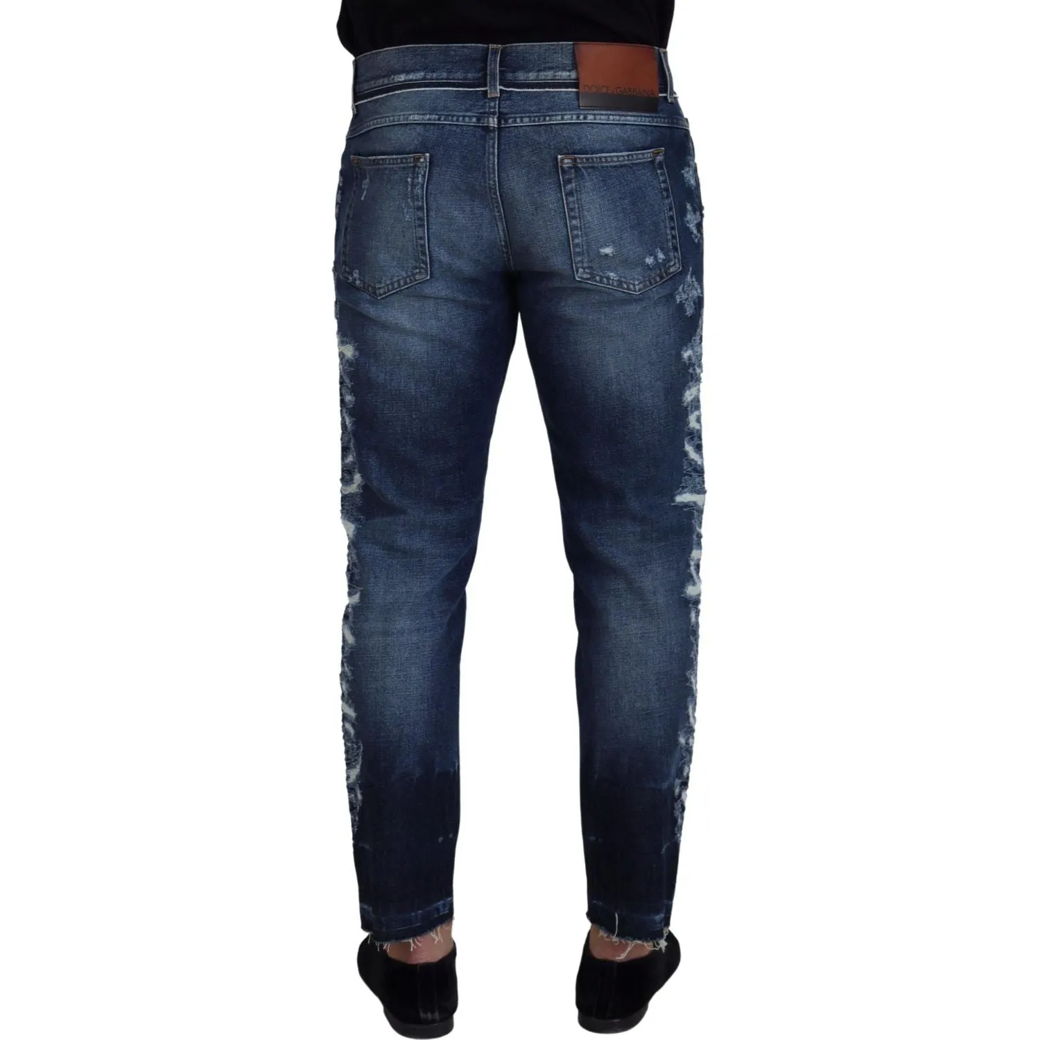 Dolce & Gabbana Elegant Blue Wash Regular Fit Jeans