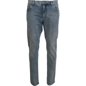 Dolce & Gabbana Elegant Slim-Fit Light Blue Denim Pants