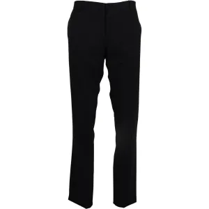 Dolce & Gabbana Elegant Slim Fit Wool Blend Trousers