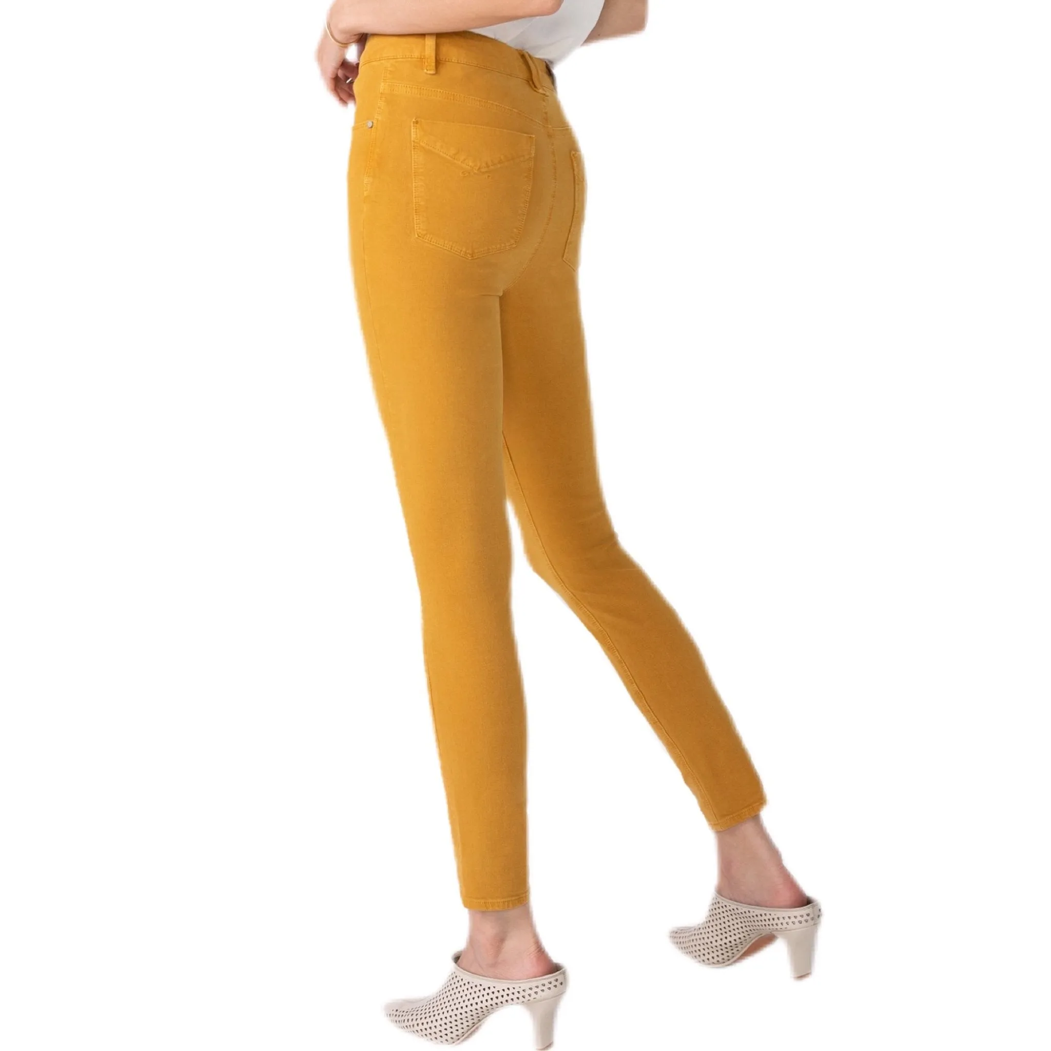 Ella Sky High Rise Skinny - Scotch.