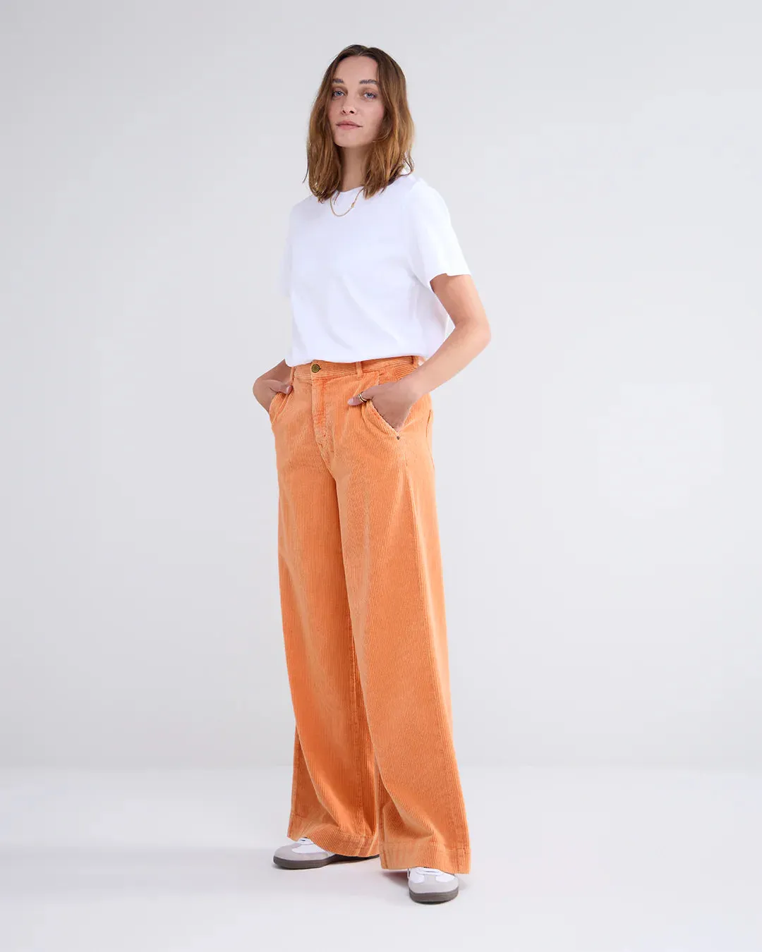 Flared Stretch Cords in Orange