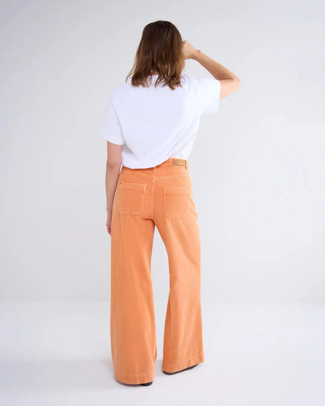 Flared Stretch Cords in Orange