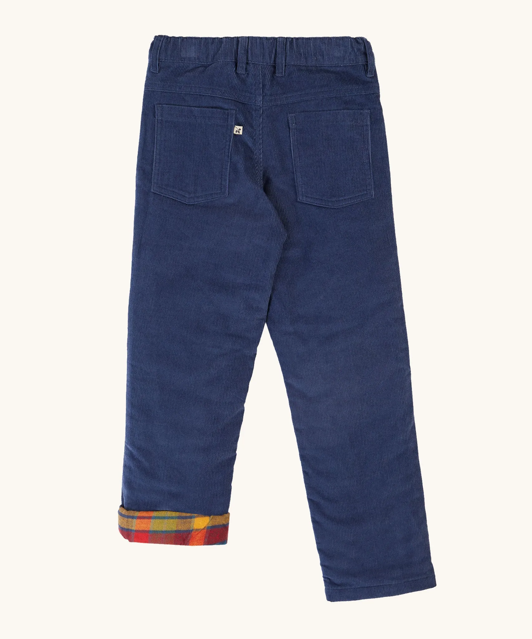 Frugi Callum Slim Cord Trousers - Navy Blue