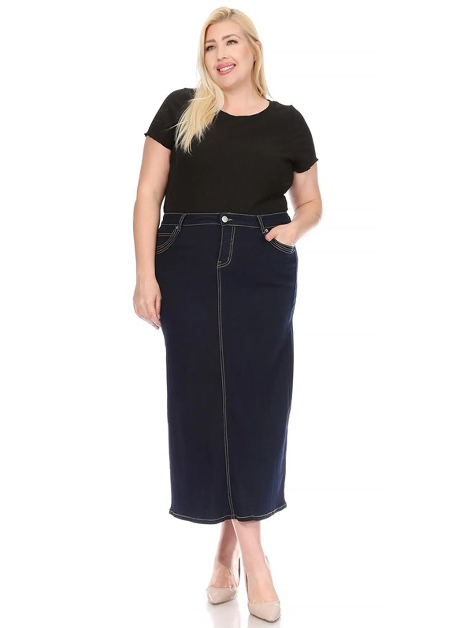 G-Gossip Apparel Denim Long Skirt