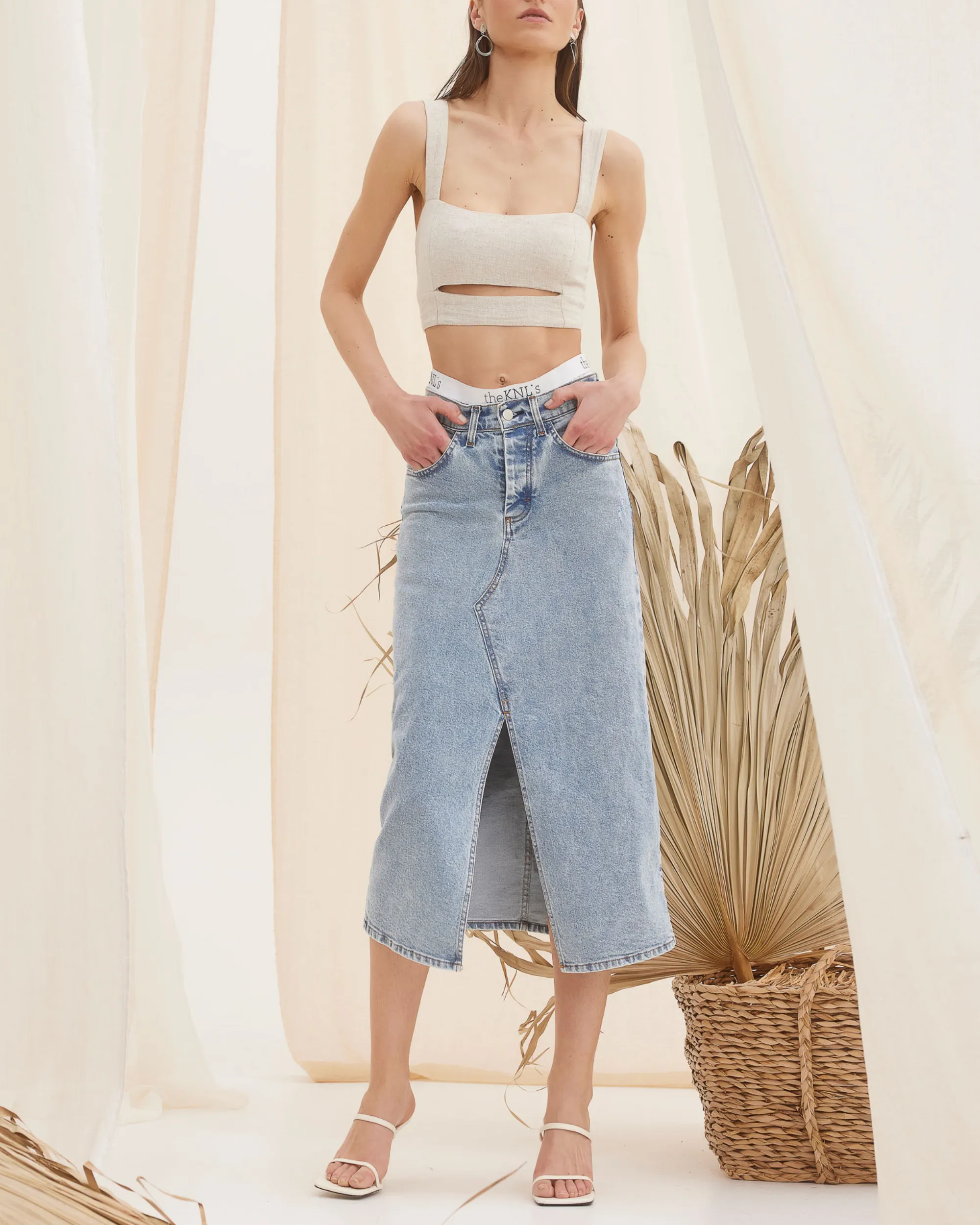 Gaia Denim Skirt