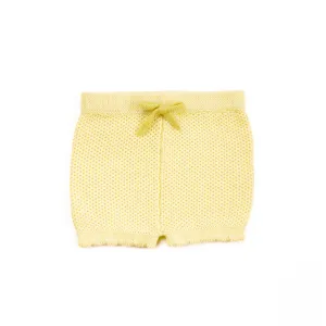 Giorgia Knit Yellow Shorts