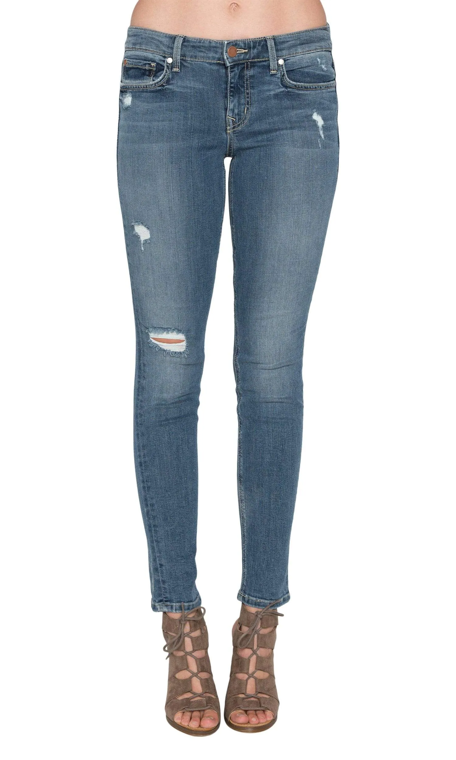 Level 99 Liza Skinny 5 Pocket Denim - Cruiser