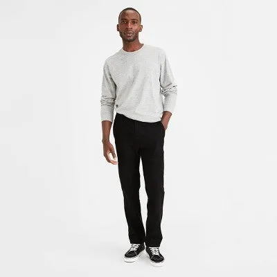 New - Dockers Men's Comfort Knit Slim fit Chino Pants - Black 34x32