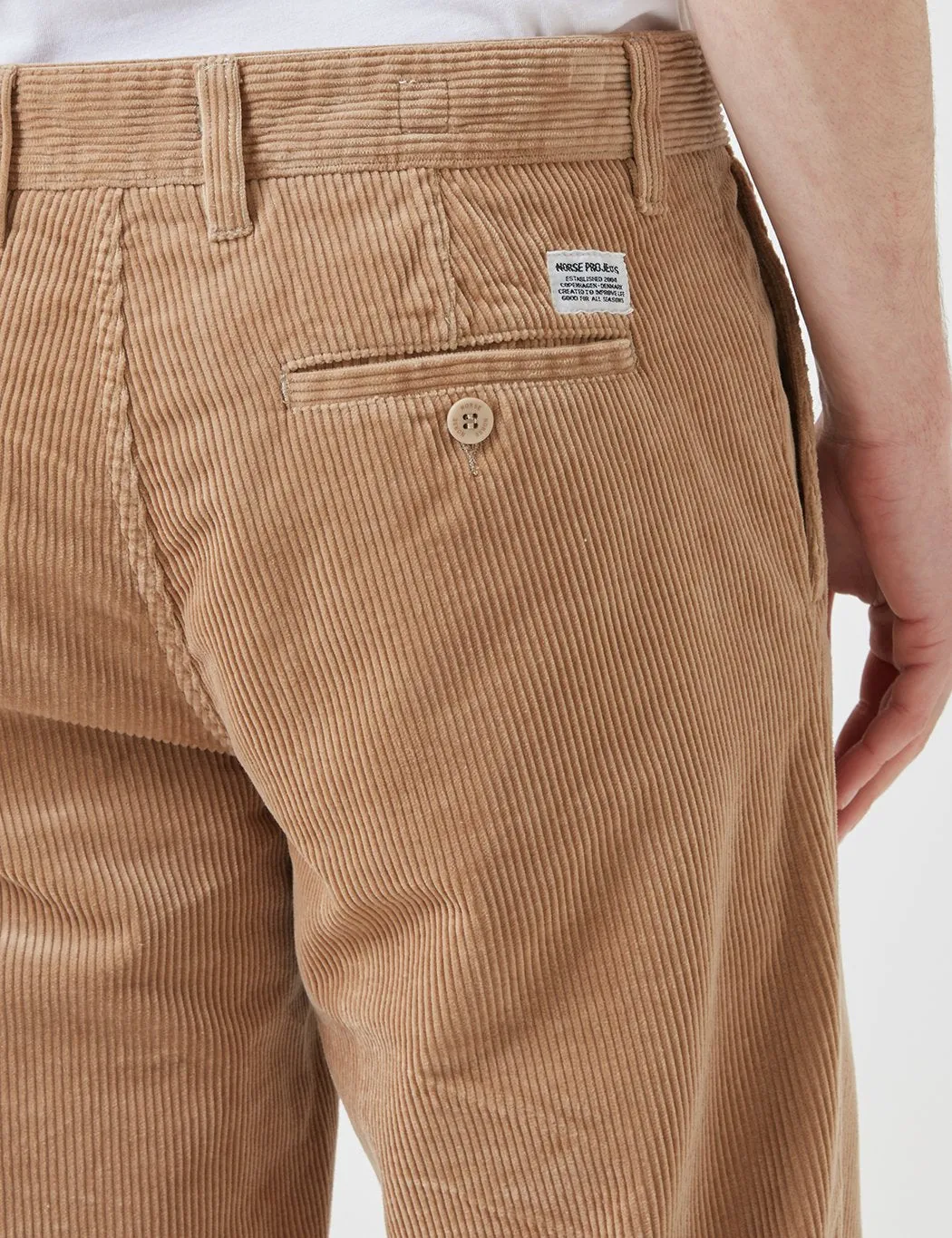 Norse Projects Aros Trousers (Corduroy) - Tan