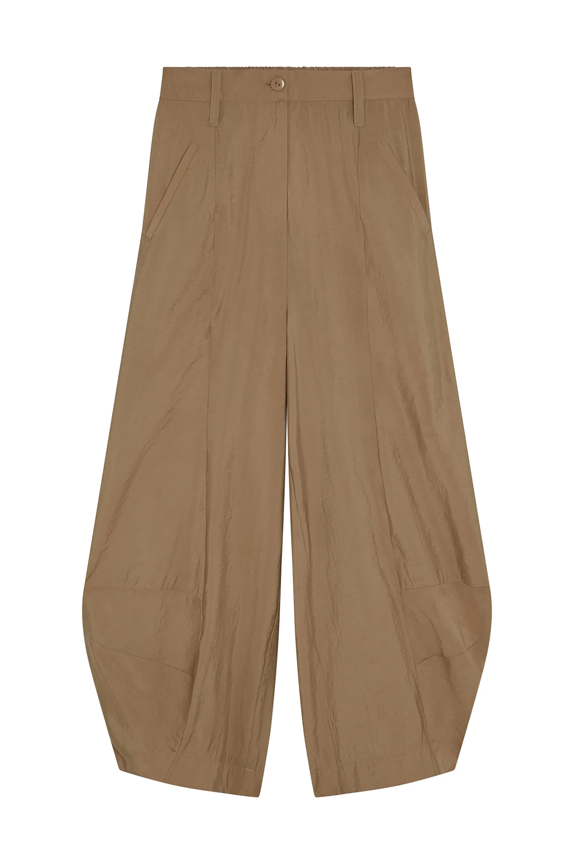 Not Your Average Wide Leg Light Poplin Pants