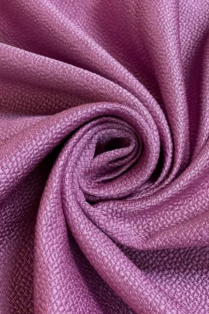 Old Rose Silk & Wool Hammered Satin