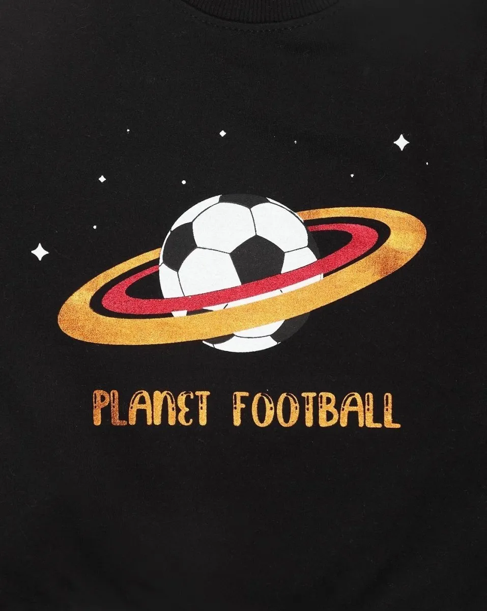 Planet Football Sweatshirt and Grey Sweatpants Combo