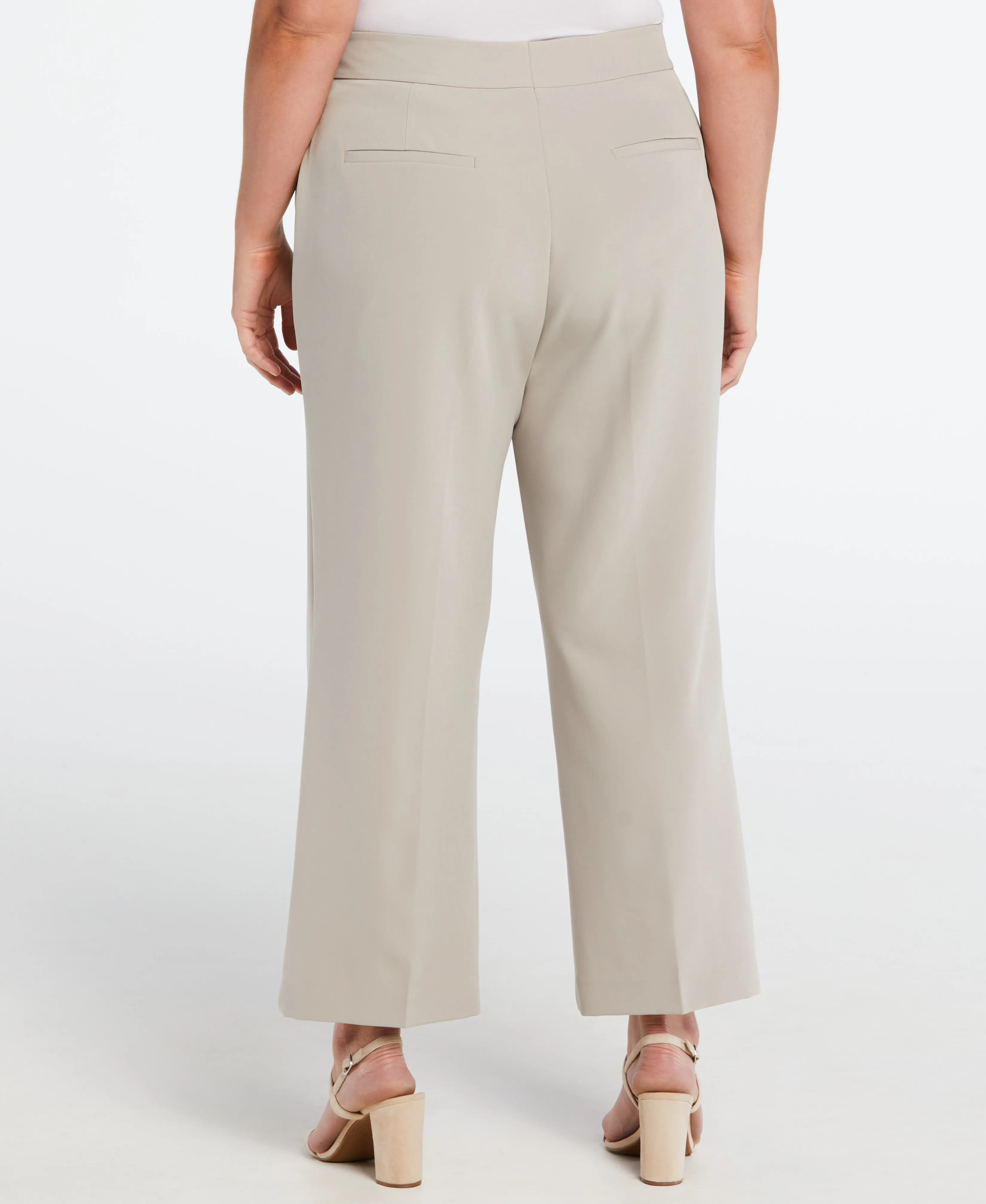 Plus Size Cropped Culotte Pant