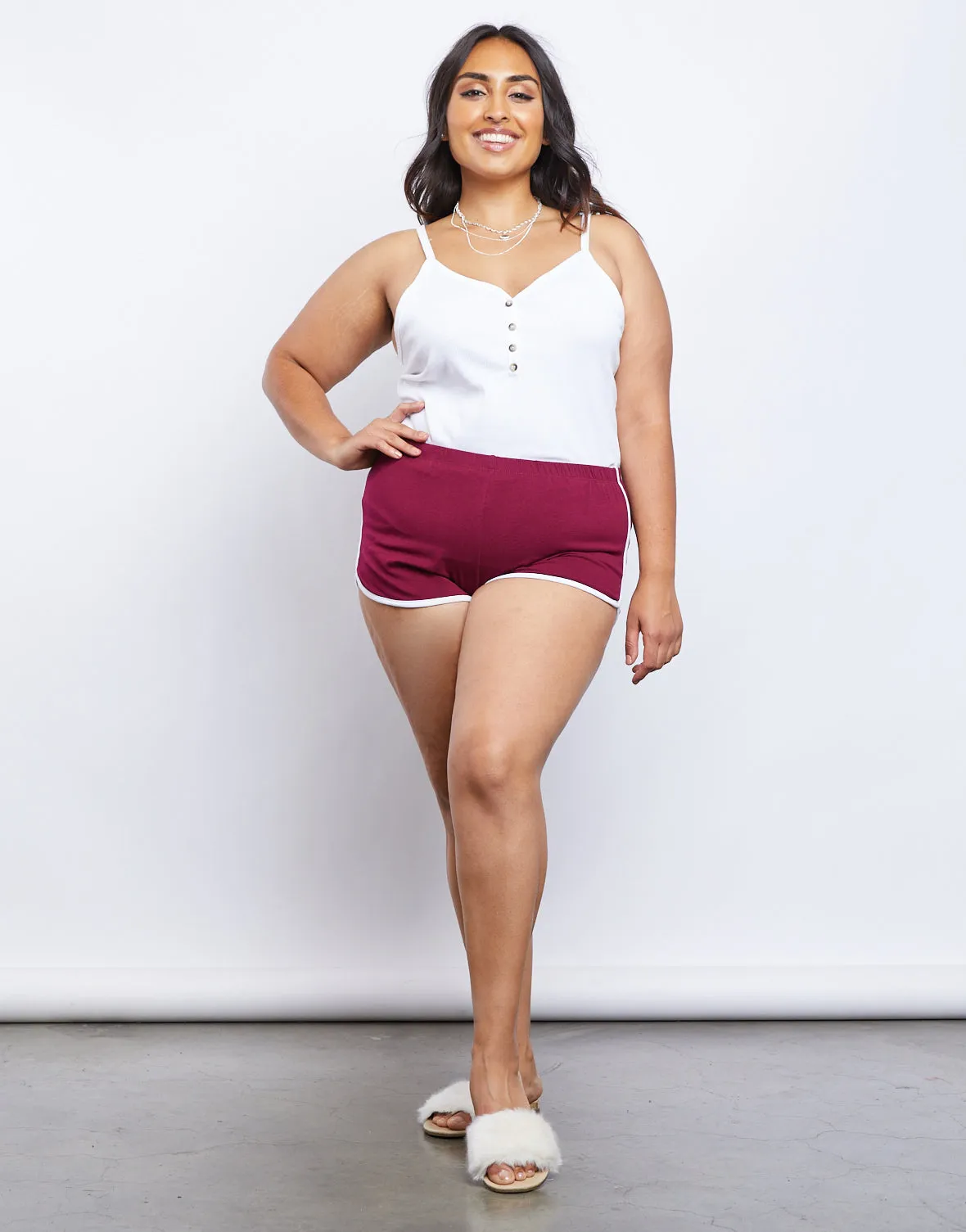 Plus Size Hit The Ground Running Shorts