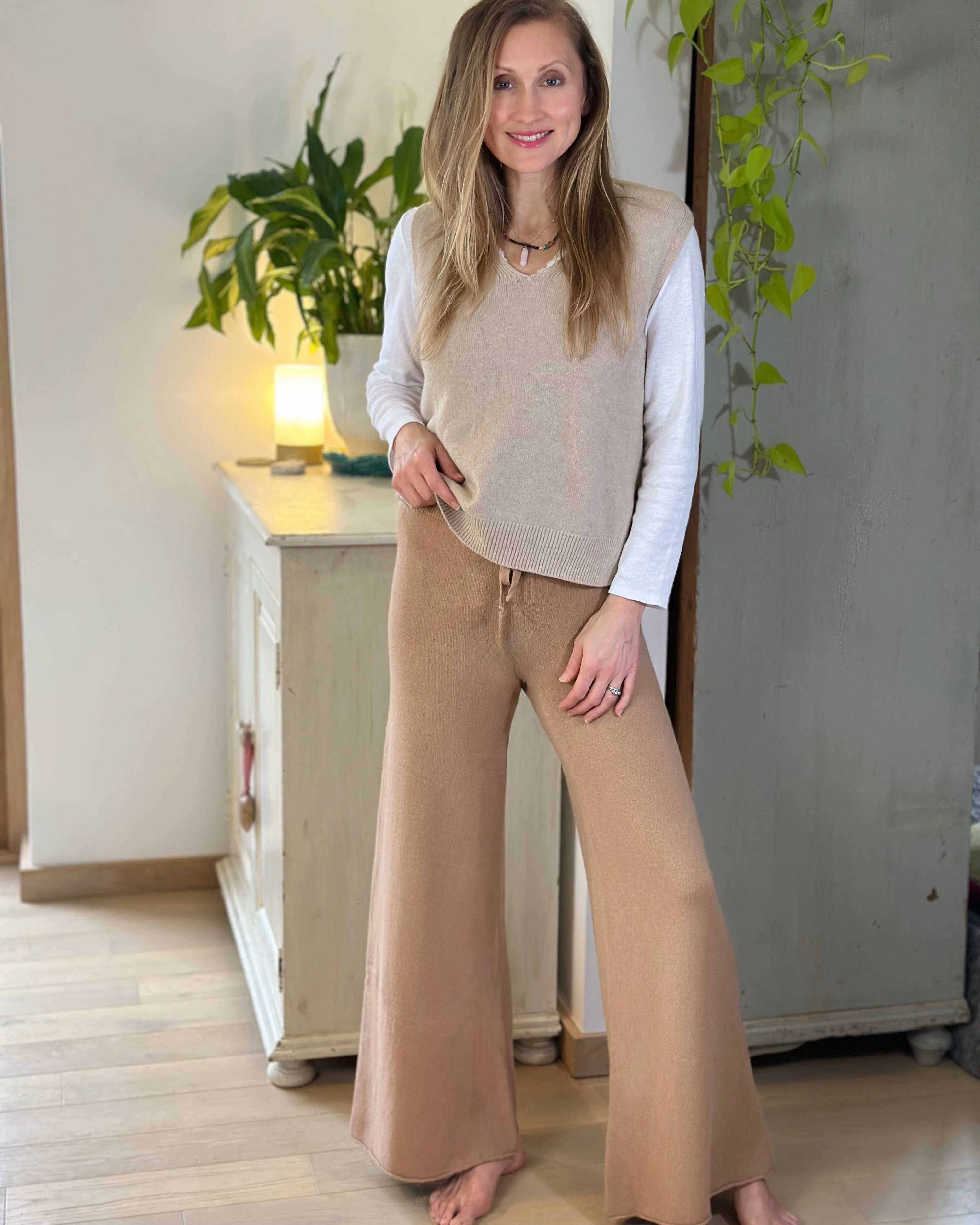 Relaxed Pants - Coffee