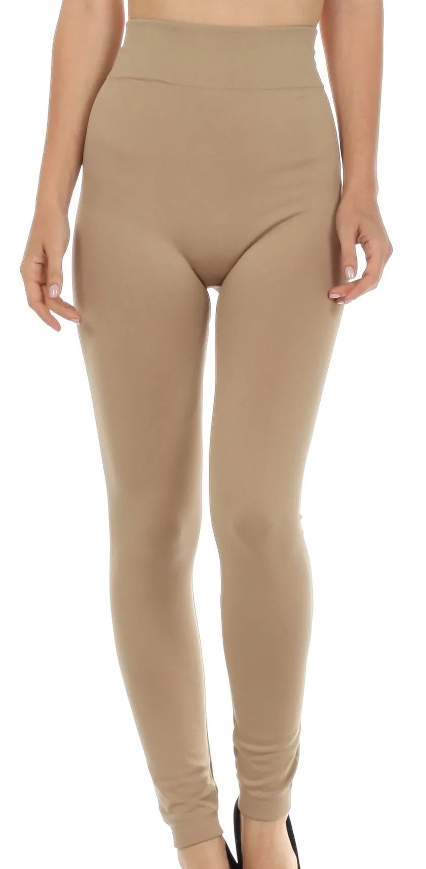 Sakkas Warm Soft Fleece Lined High Waist Leggings