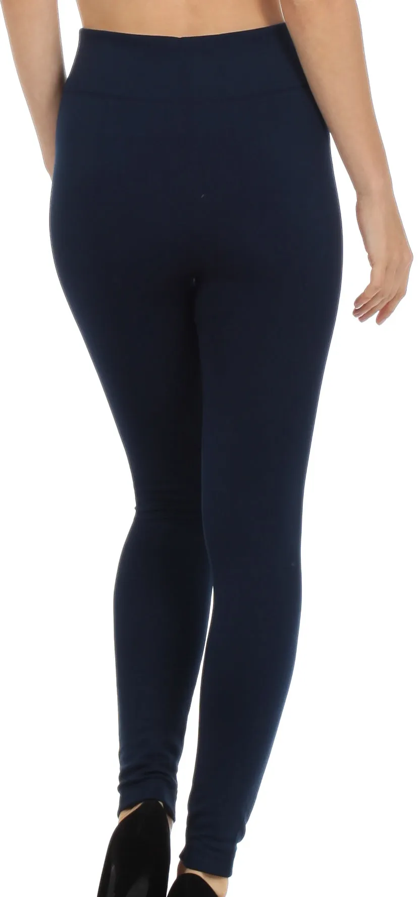 Sakkas Warm Soft Fleece Lined High Waist Leggings