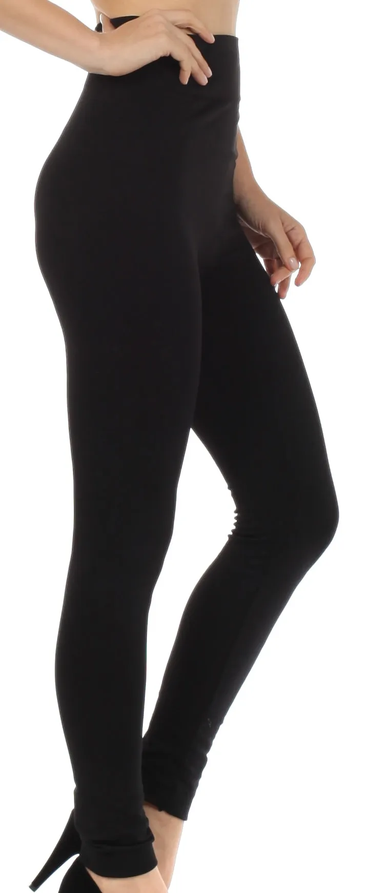 Sakkas Warm Soft Fleece Lined High Waist Leggings