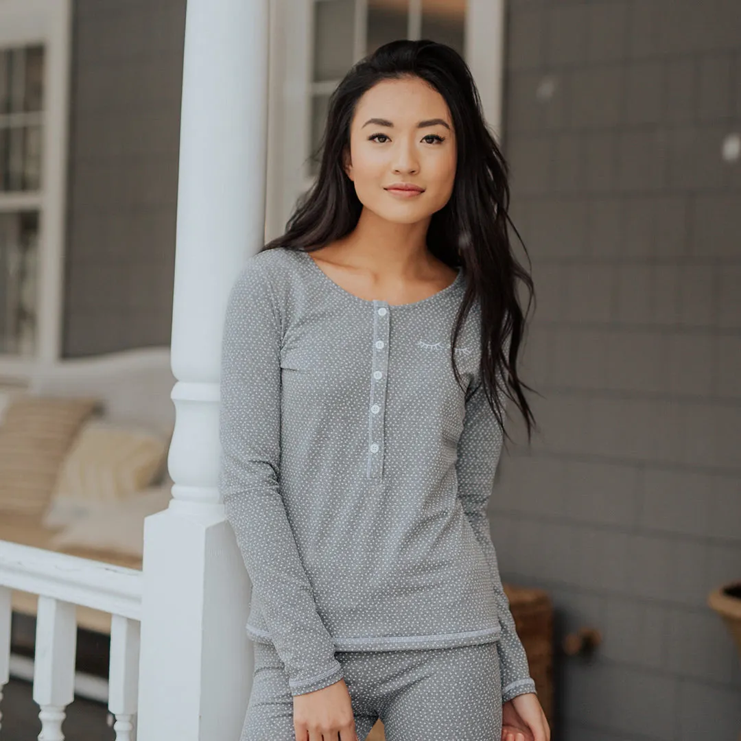 Snowflake Slumber Henley