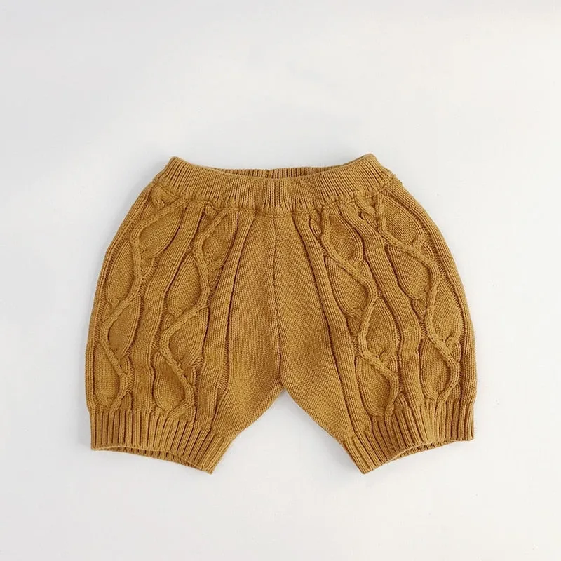 Solid Knit Shorts