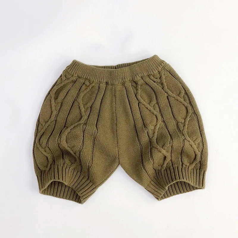 Solid Knit Shorts