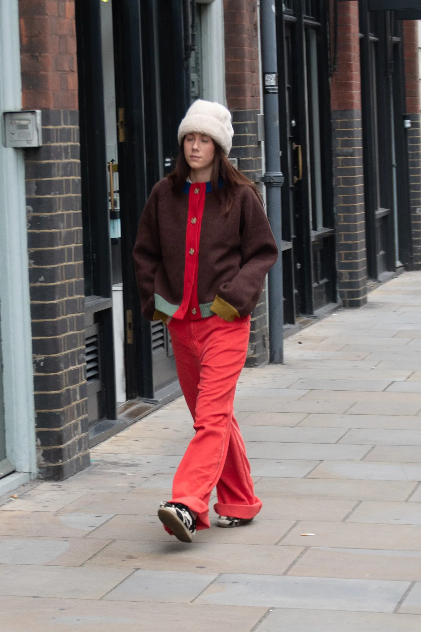 Tinsels Bailey Molly Red Cord Trouser