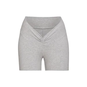 TWIST SHORT | LIGHT HEATHER GREY