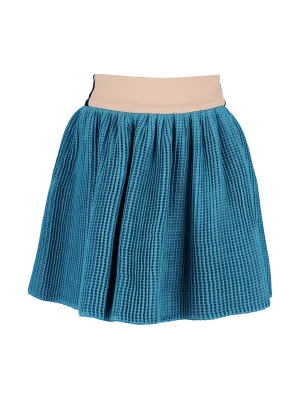 waffle-knit circle skirt