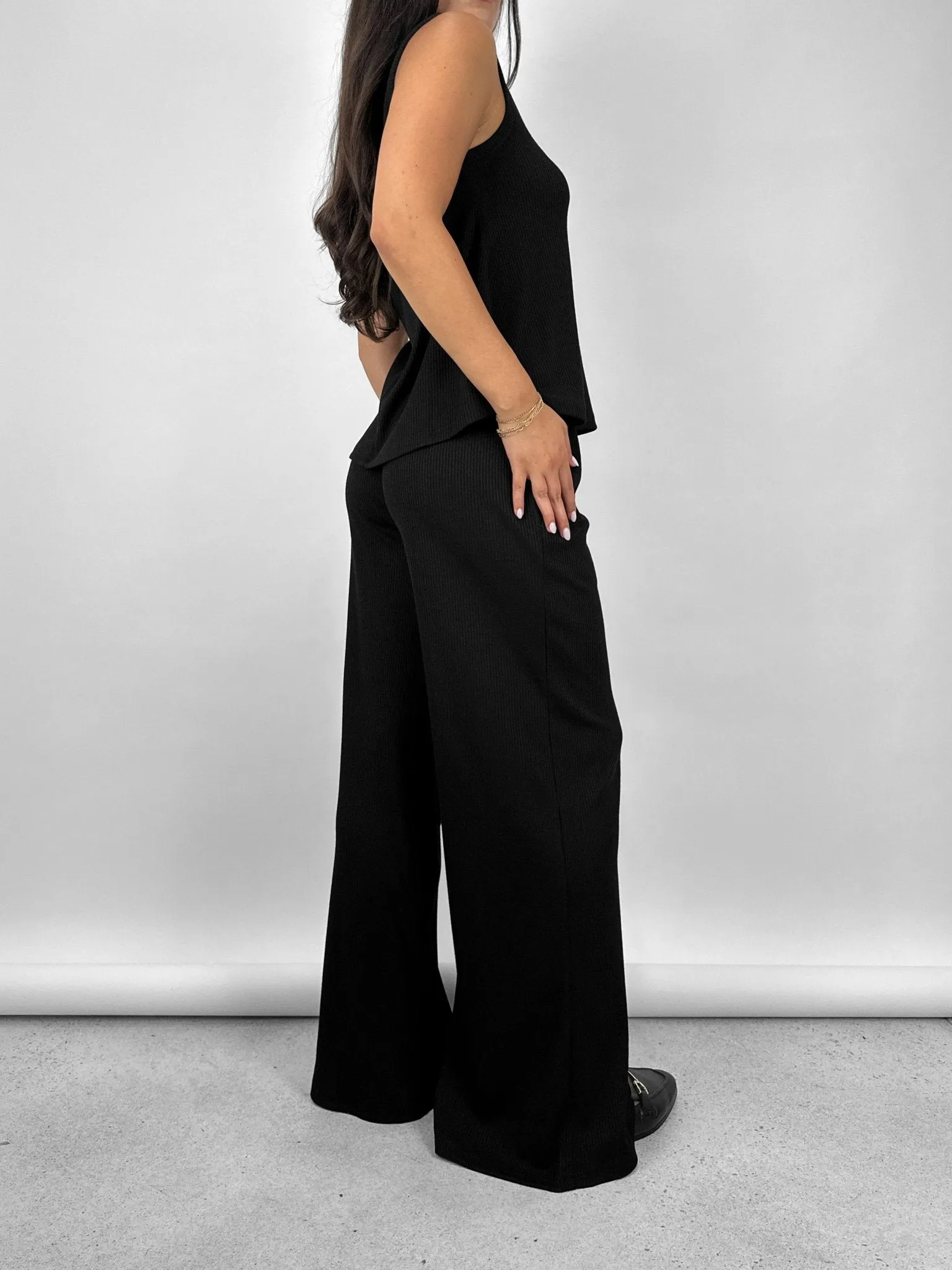 Wide Leg Knit Pants