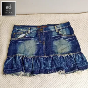 Y2K DENIM PLAIDED MINI SKIRTS - 10 PCS