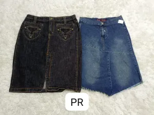 Y2K Midi Denim skirts