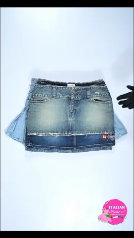 Y2K Unique Micro Mini Denim Skirts